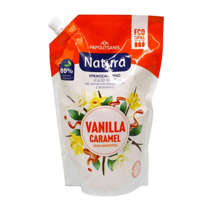 Мило рідке Natura Vanilla Caramel 750 мл (запаска)